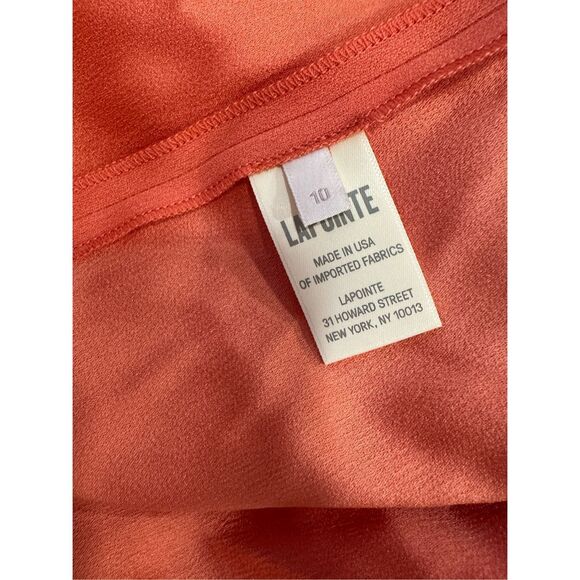 NWT LAPOINTE Pebble Crepe Cut-Out Dress Size US 10 $1490 - Picture 8 of 8